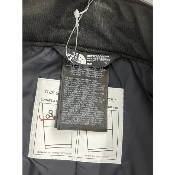 The North Face Freedom Insulated Boys' Size M (10) Black Snow Pants New with Tag - Picture 5 of 7
